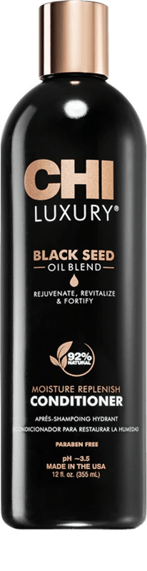 Зволожуючий кондиціонер з олією чорного кмину Luxury Black Seed Oil CHI, 355 мл