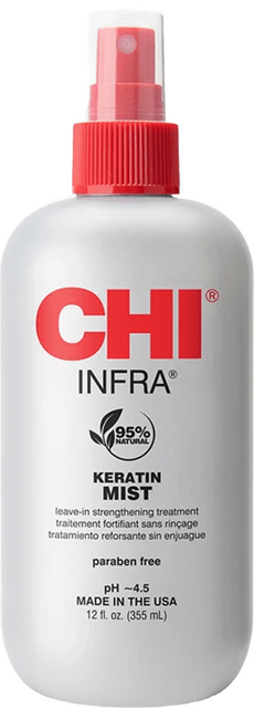 Кондиціонер незмивний зміцнюючий для волосся Keratin Mist Infra CHI, 355 мл